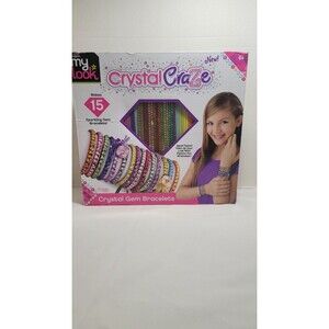 Cra-Z-Art My Look Crystal Craze Crystal Gem Bracelets Childrens Craft Kit NEW